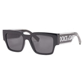 ドルチェアンドガッバーナ ロゴ サングラス スクエア DG6184 501/87 ブラック プラスチック レディース DOLCE&GABBANA 【中古】